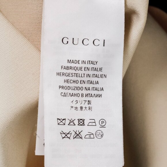 *SOLD* Gucci Black and Ivory Stretch Mini Dress - Picture 9 of 12